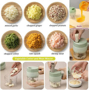 Rechargeable Hammer Food Chopper